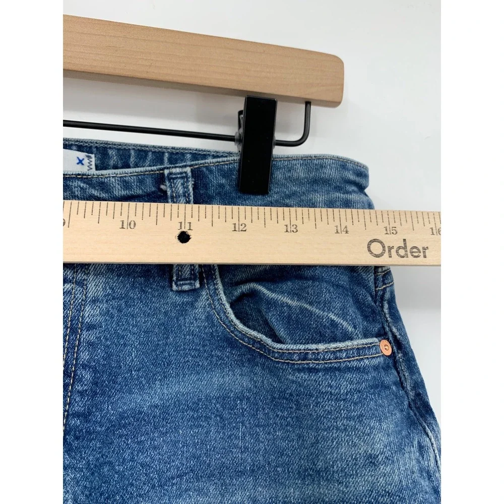 PAIGE‎ Jeans Womens 28 Blue Alexis Button Fly Barrel Leg Denim Pants